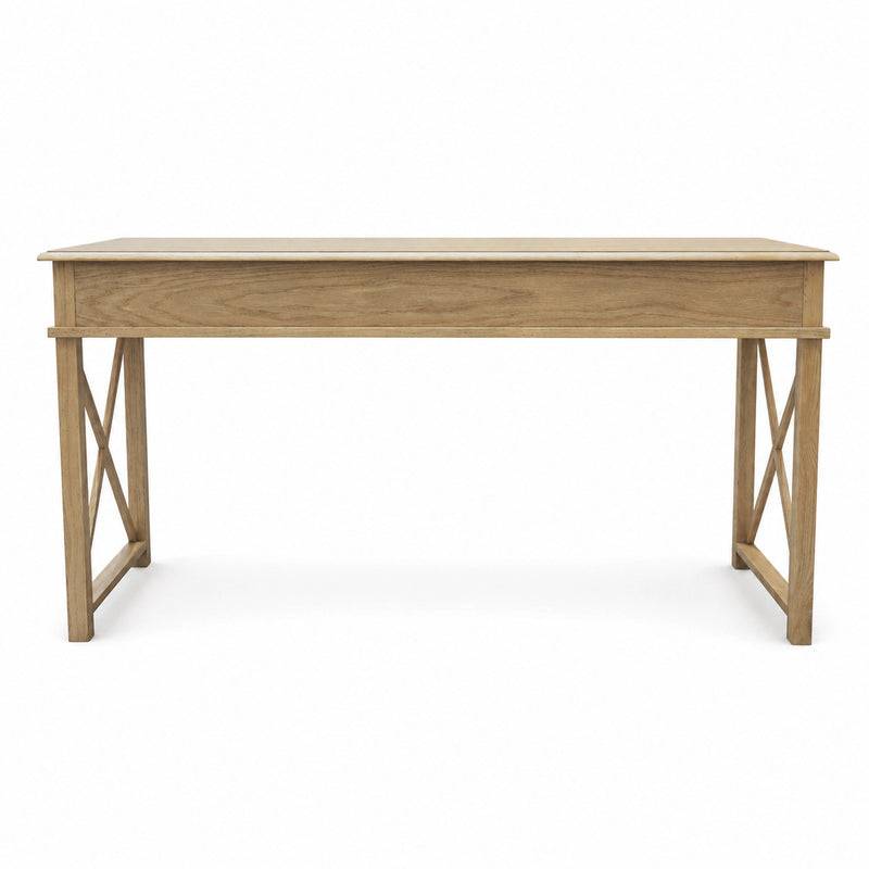 Hamptons Halifax Side Cross Console Hall Table / Study Desk