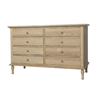Hamptons Heritage 6-Drawer Tallboy Dresser