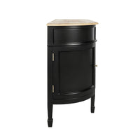 Hamptons Coastal Curve Sideboard Buffet & Ash Top Console Cabinet
