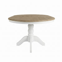 French Provincial Louis Extendable Round Dining Table