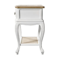 French Provincial Provence Bedside Lamp Table