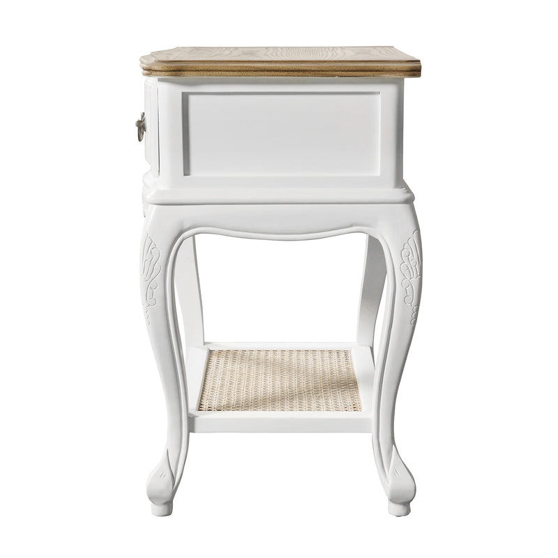 French Provincial Provence Bedside Lamp Table