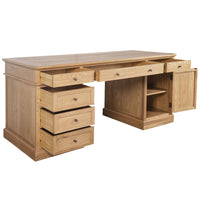 Hamptons Halifax 180cm Timber Executive Desk