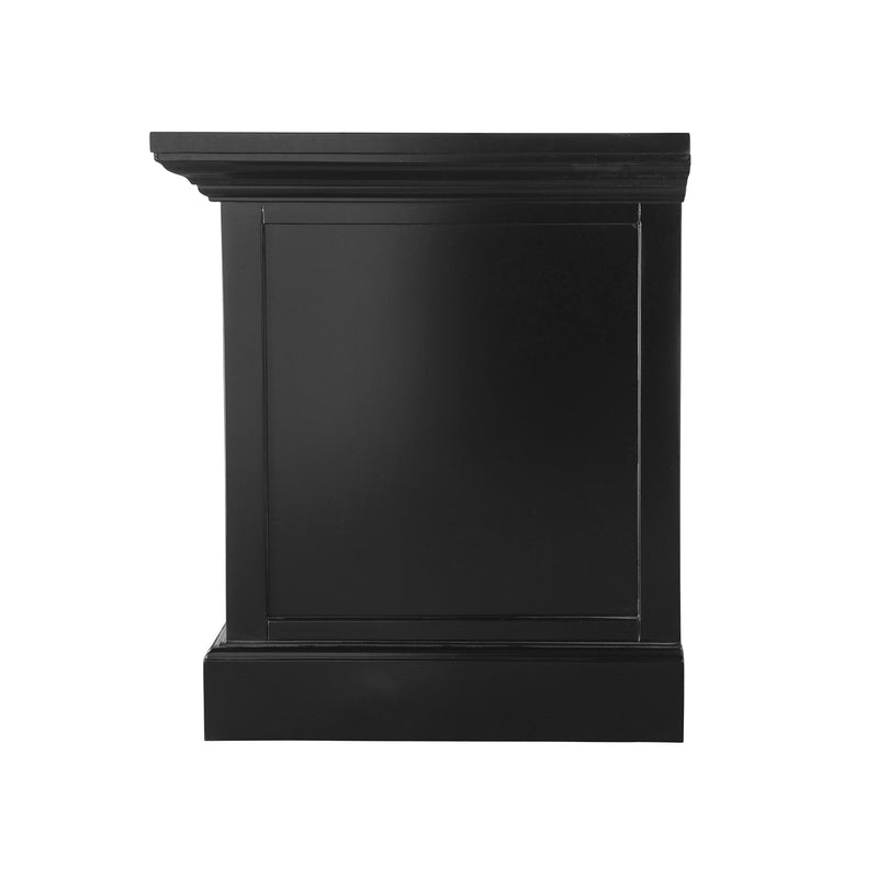 Hamptons Halifax TV Entertainment Unit with 4 Drawers Glass Doors Storage 180cm