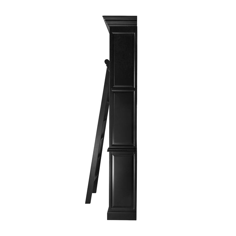 Hamptons Halifax 3 Bay Buffet and Hutch Bookcase with Ladder