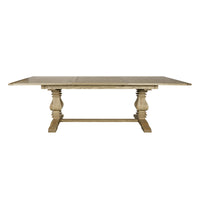 Classic Hamptons Natural Ash Extendable Pedestal Dining Table 180–260cm( Starting 6-8 seater)