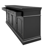 New England Hamptons 4 Drawers 4 Doors Sideboard Buffet & Console Cabinet