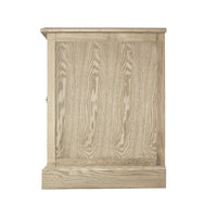 French Provincial Rustic Charm Glass-Door TV Entertainment Unit