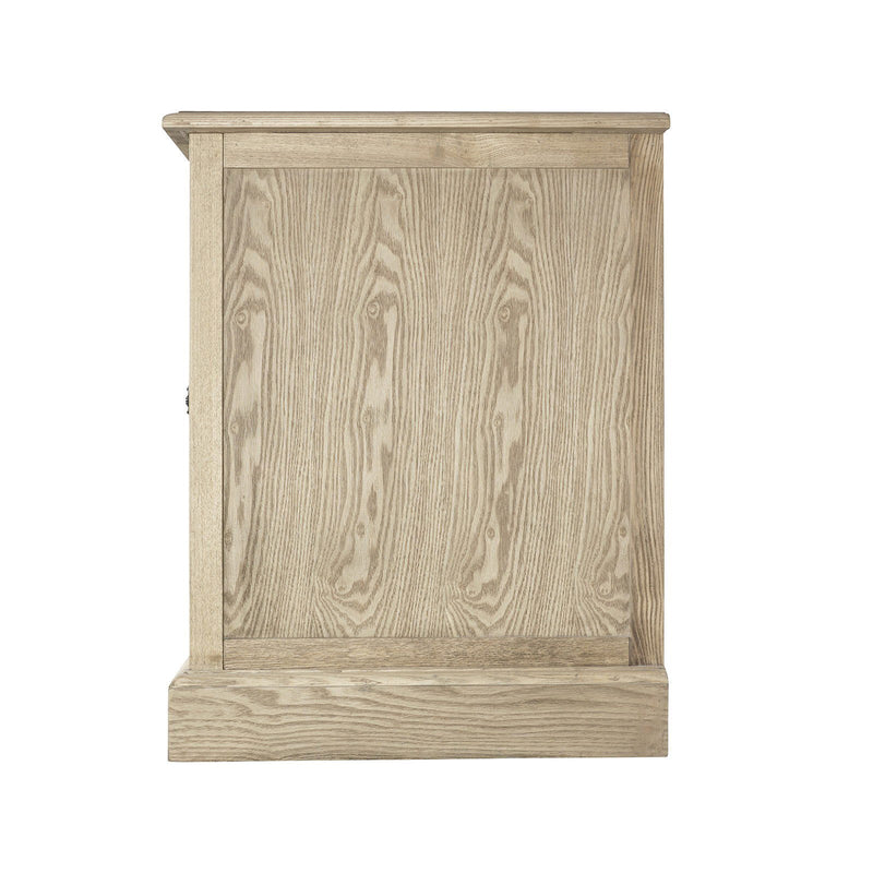 French Provincial Rustic Charm Glass-Door TV Entertainment Unit