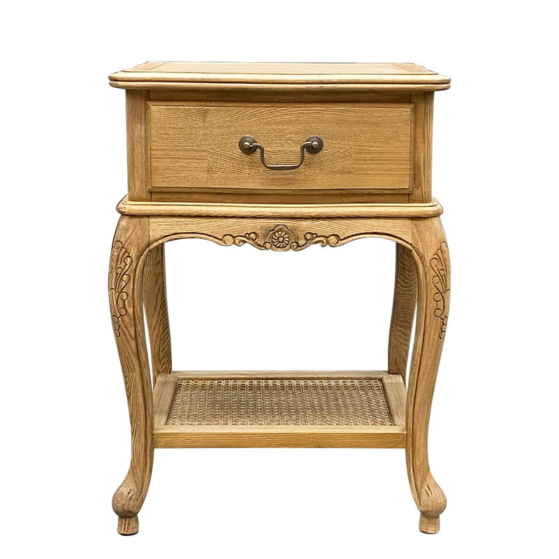 French Provincial Provence Bedside Lamp Table