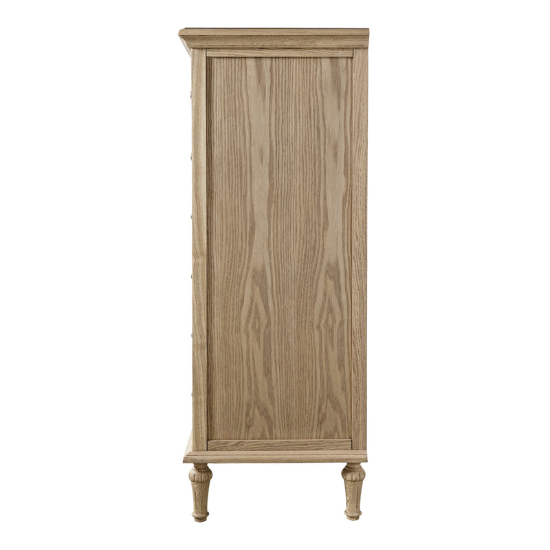 Hamptons Heritage / Providence  7 -Drawer Tallboy Dresser with Classic Turned Legs