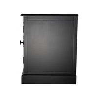 French Provincial Rustic Charm Glass-Door TV Entertainment Unit