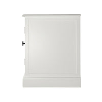 French Provincial Rustic Charm Glass-Door TV Entertainment Unit