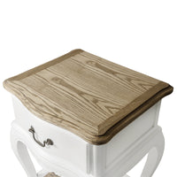 French Provincial Provence Bedside Lamp Table