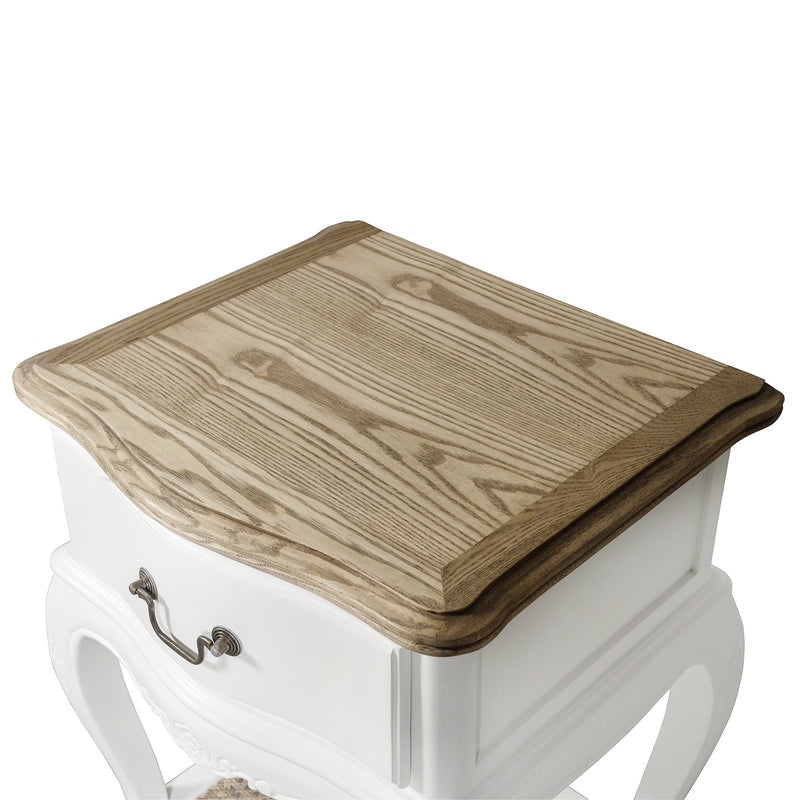 French Provincial Provence Bedside Lamp Table