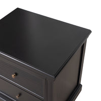 Hamptons Coastal Seaside 2 Drawer Bedside Table(Upgraded Height)
