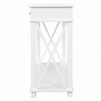 Hamptons Halifax Side Cross 3 Drawer Console Hall Table