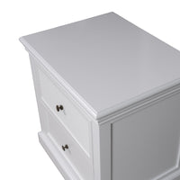 Hamptons Coastal Seaside 2 Drawer Bedside Table