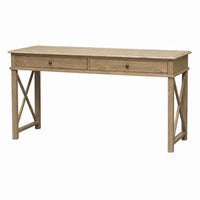 Hamptons Halifax Side Cross Console Hall Table / Study Desk