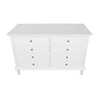 Hamptons Heritage 6-Drawer Tallboy Dresser