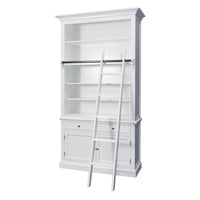 Hamptons Classic Display Throws Or Decorative Blanket Hanger/Bookcase Ladder in White /Black /Natural