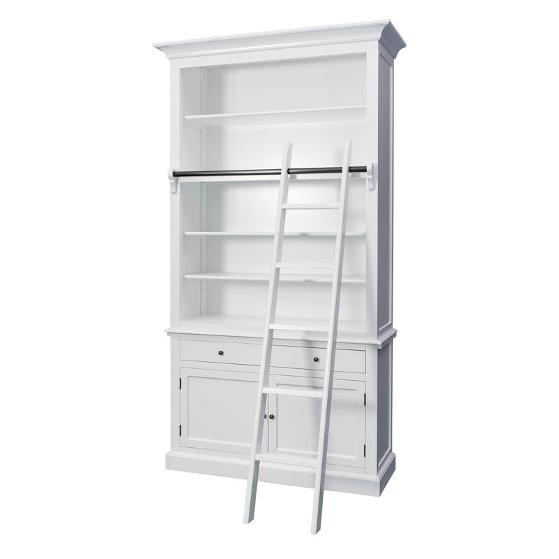 Hamptons Classic Display Throws Or Decorative Blanket Hanger/Bookcase Ladder in White /Black /Natural