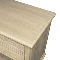 Hamptons Halifax Two Drawers Bedside Table