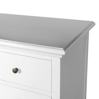 Hamptons Heritage / Providence  7 -Drawer Tallboy Dresser with Classic Turned Legs