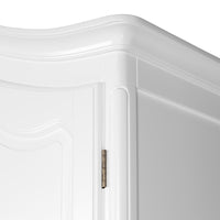 French Provincial Louis 2 Drawer Wardrobe