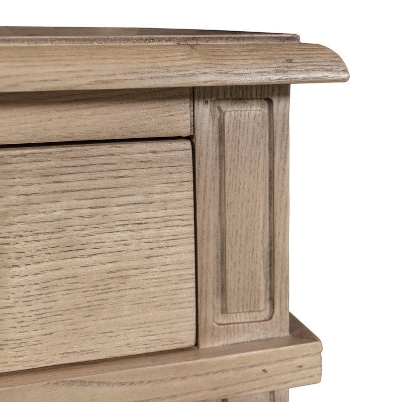 Hamptons Halifax Side Cross 3 Drawer Console Hall Table