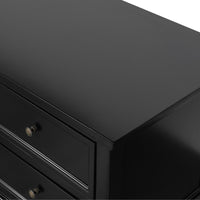 Hamptons Halifax TV Entertainment Unit with 4 Drawers Glass Doors Storage 180cm