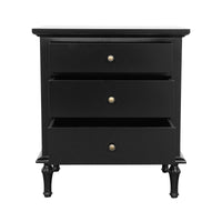 Hamptons Heritage 3 Drawer Bedside Lamp Table