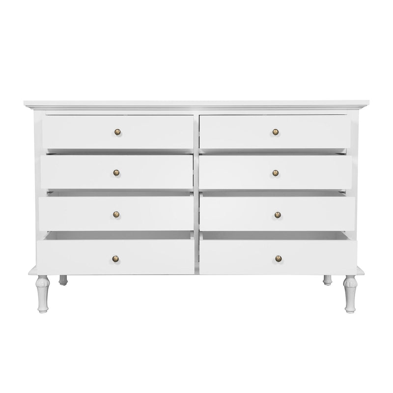 Hamptons Heritage 6-Drawer Tallboy Dresser