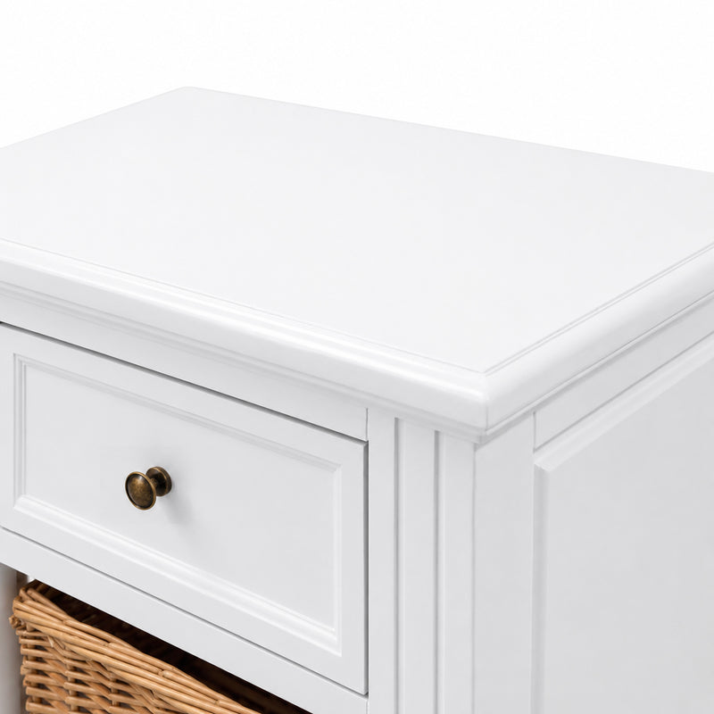 Hamptons Coastal 4 Basket Buffet Sideboard Cabinet