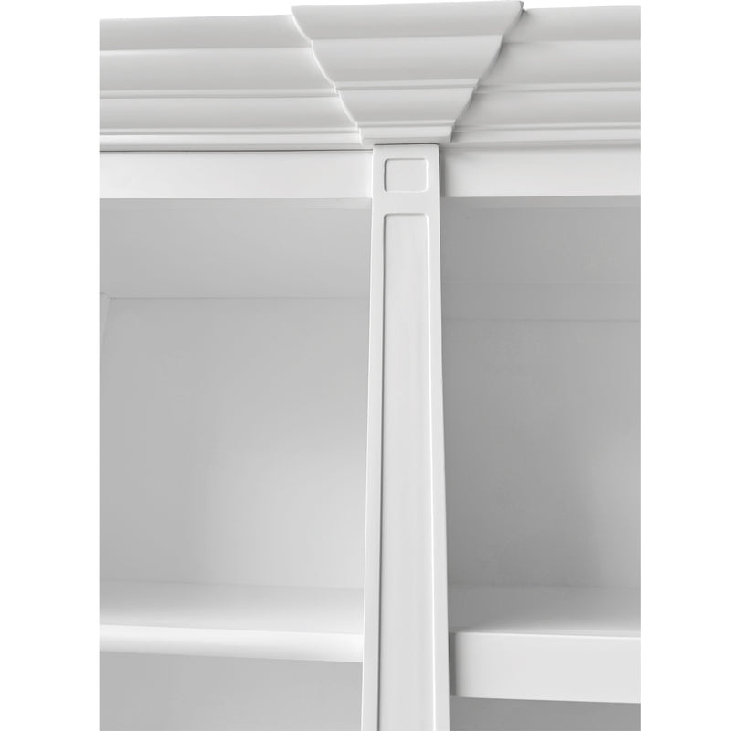 Hamptons Coastal White Entertainment Unit Cabinet with Optional Solid Hardwood Upgrade
