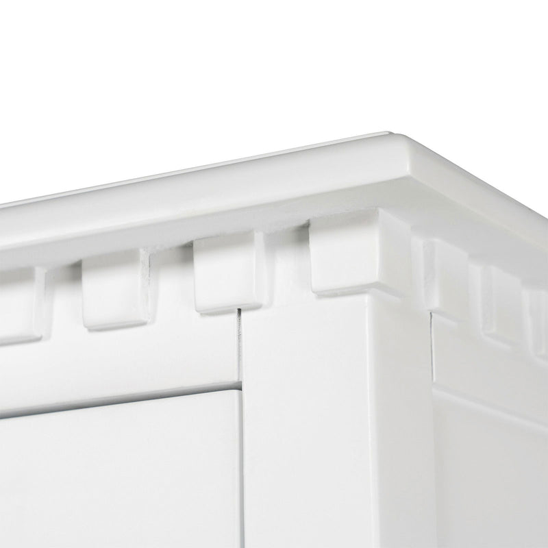 Hamptons Halifax Two Drawers Bedside Table