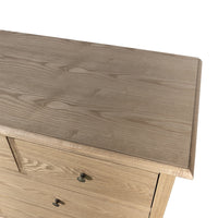 Hamptons Heritage 7 -Drawer Tallboy Dresser with Classic Turned Legs and Dentil Molding Design
