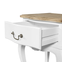 French Provincial Provence Bedside Lamp Table