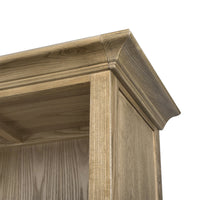 French Provincial Provence Extendable Library Bookcase Natural Ash with Ladder