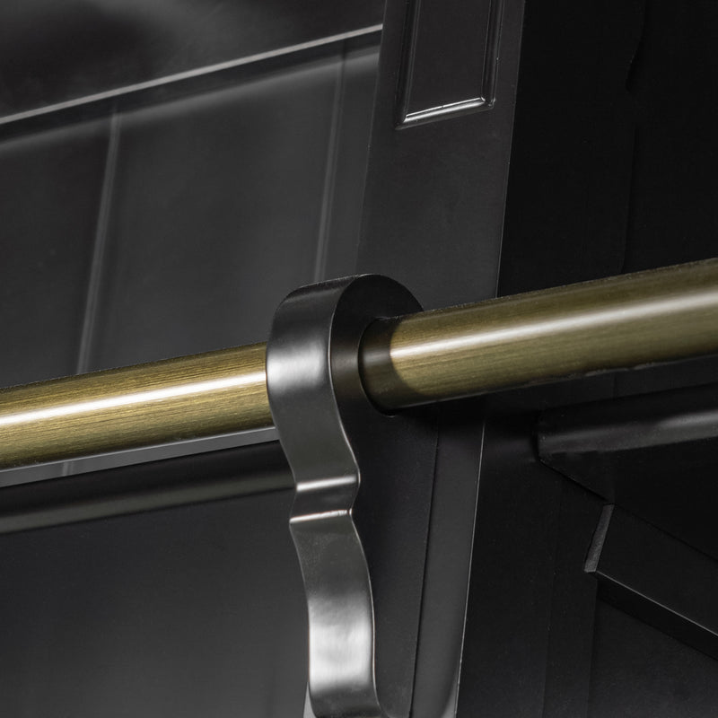 Hamptons Halifax 3 Bay Buffet and Hutch Bookcase with Ladder