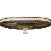 French Provincial Farmhouse Extendable Round Pedestal Dining Table