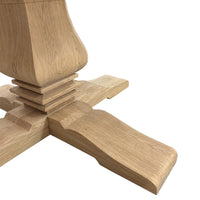 French Provincial Chateau Pedestal Square Dining Table