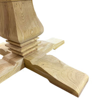 French Provincial Chateau Pedestal Square Dining Table