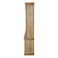 Hamptons Halifax 2 Glass Door 6 Drawer Kitchen Cabinet