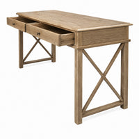 Hamptons Halifax Side Cross Console Hall Table / Study Desk