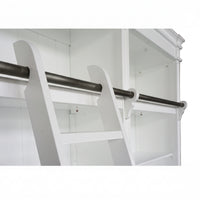 Hamptons Halifax Open Library Bookcase with Ladder 170cm