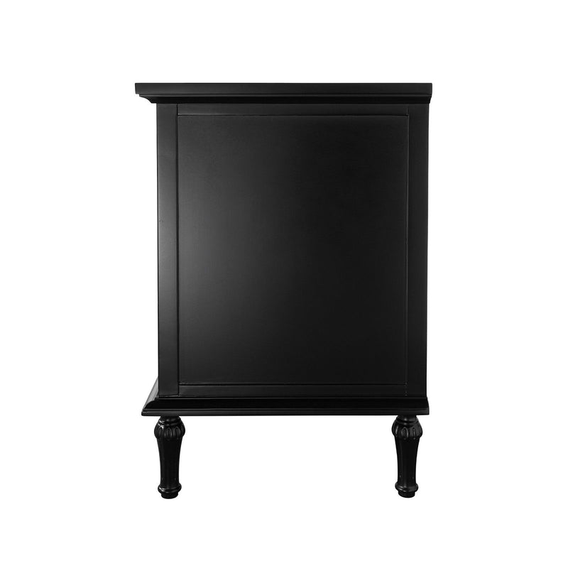 Hamptons Heritage 3 Drawer Bedside Lamp Table