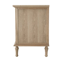 Hamptons Heritage 3 Drawer Bedside Lamp Table