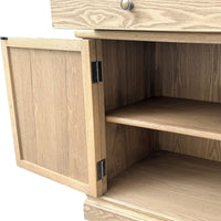 New England Hamptons 4 Drawers 4 Doors Sideboard Buffet & Console Cabinet