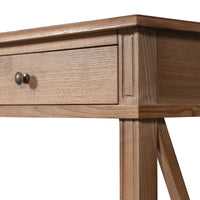 Hamptons Halifax Side Cross 3 Drawer Console Hall Table